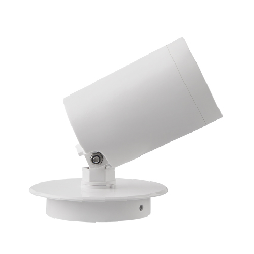 Aplique mag 1exterior semiembutido 1 luz GU10 policarbonato 8,5x11,3cm blanco